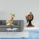 thumbnail image 2 of Estatua decorativa, figura, escultura de animal, reloj de mesa moderno, adorno artesanal coleccionable para chimenea, estante, oficina, dormitorio, ar, 2 of 8
