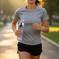 thumbnail image 4 of Leakproof Water Bottle With Extra Spray Head & Straw 600ml Sports Water Bottle Drinking And Spraying Misting Bottle For Cooling And Hydration, Gym, Sports, Outdoors And Office, Black, 4 of 6