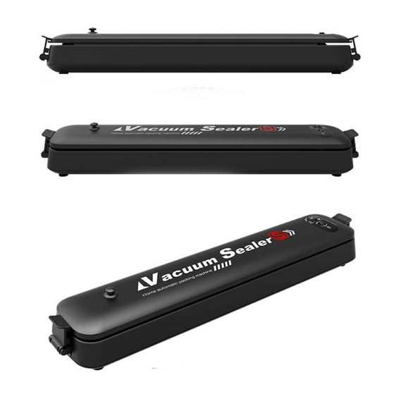 Toyvian Portable Black Vacuum Sealer for Food Saving, Energy Efficient