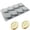 Lemon, variant on 8 Cavity Silicone Mold, 3D Fondant Mould, 4 Types Fruit Molds, Silicone Molds for Baking, Candy Making Silicone Tray, DIY Baking Bakeware, Silicone Soap Molds, Dessert DIY Tool,11.57×6.85 in,Orange
