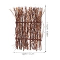 thumbnail image 2 of MLINS  3 Pcs Party Fence Decoration Miniature Yard Ornaments Office Brown, 2 of 7