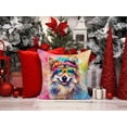 thumbnail image 2 of Keeshond Coussin Décoratif Hippie Dawg, 2 of 6