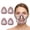 Light Pink, variant on YXMEIGUO 4 Pack CPAP Mask Liners Complitable for Resmed F20 F10 & Most Full Face Mask, Soft Bamboo Fiber Mask Cushions for Reduces Air Leaks & Pressure Marks, Purple