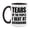 White/Black, variant on Funny Kickboxing Mug - "Tears Of The People I Beat At Kickboxing" - 11Oz Or 15Oz Ceramic Coffee Cup