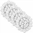 thumbnail image 3 of Heritage Lace DW-1400W-S 14 Po. Dogwood Doily Rond - Blanc - Ensemble de 4, 3 of 4
