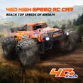 thumbnail image 1 of 4WD 2.4G 1/16 Coche de control remoto 20min Tiempo de trabajo para niños Kid (Orange 1batte, 1 of 6