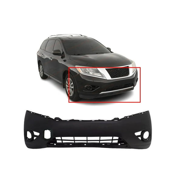 DCP Primed Front Bumper Cover for 2013 2014 2015 2016 Nissan Pathfinder