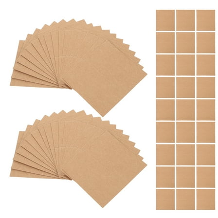 100pcs Standing Place Cards Dinner Name Place Cards Brown Cardstock for Event Planner