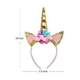thumbnail image 7 of Princess Unicorn Dress for Girls with Headband Birthday Pageant Halloween Party Costume, 7 of 7