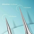 thumbnail image 6 of DEXIMRO Blackhead Remover Pimple Comedone Extractor Tool Best Acne Removal Kit - Treatment for Blemish, Whitehead Popping, Zit Removing for Nose Face Skin with Case (Sliver, 15 Piece Set), 6 of 11