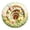F#0916-77, variant on 3D Christmas Round Rug Stocking Pinecone Gift Optical Illusion Mat Soft & Durable Flock Non- Modern Home Decor 23.62 in D