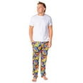 thumbnail image 4 of Sesame Street Men's Allover Character Face Collage Adult Lounge Pajama Pants, 4 of 6