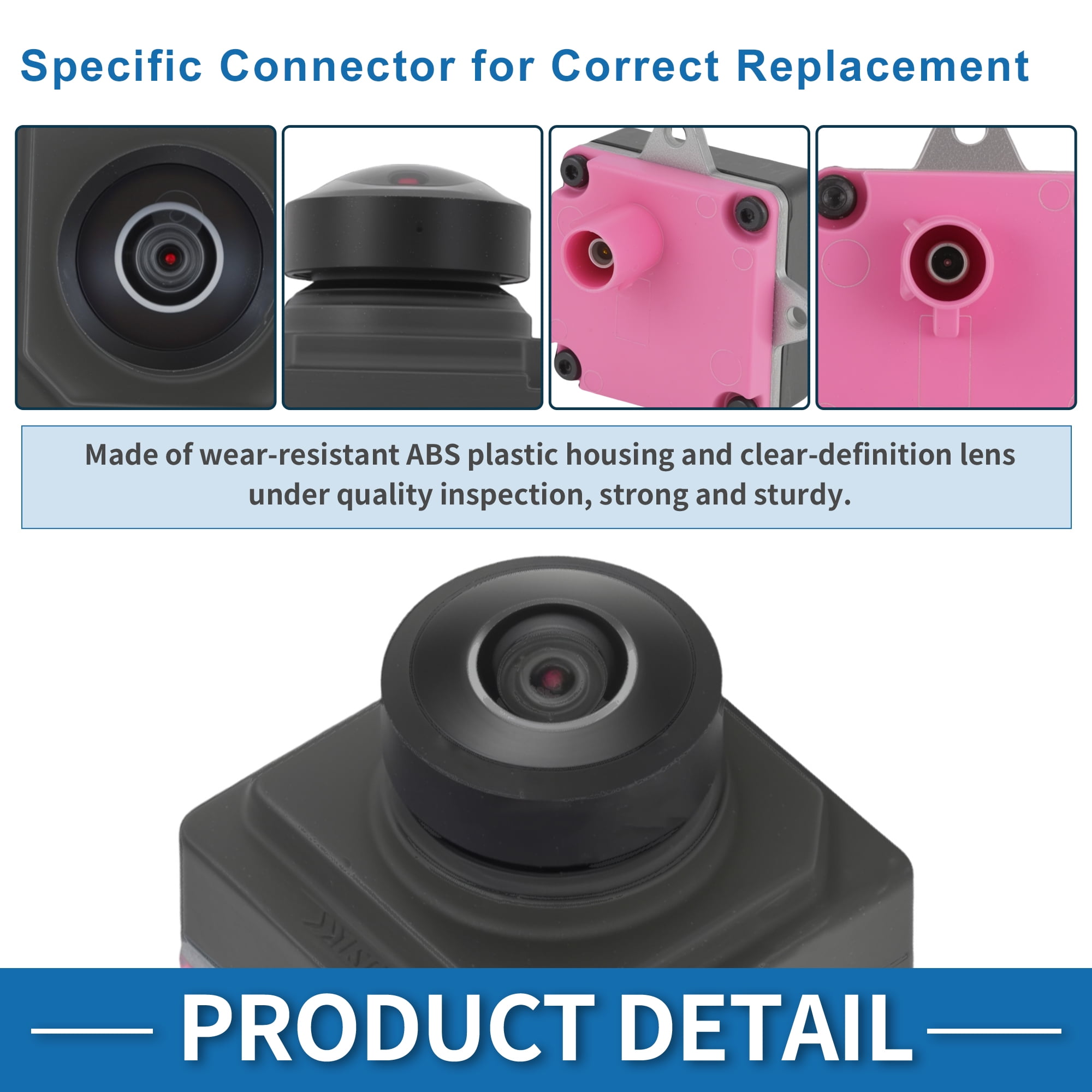 Unique Bargains Rear View Camera for Jeep Wrangler JL Gladiator 2018 2019 2020 2021