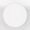 thumbnail image 5 of 5-PC - 42" Round Double Drop-Leaf Dining Table in White + White/Natural Slat Back Dining Chairs Dining Set, 5 of 10