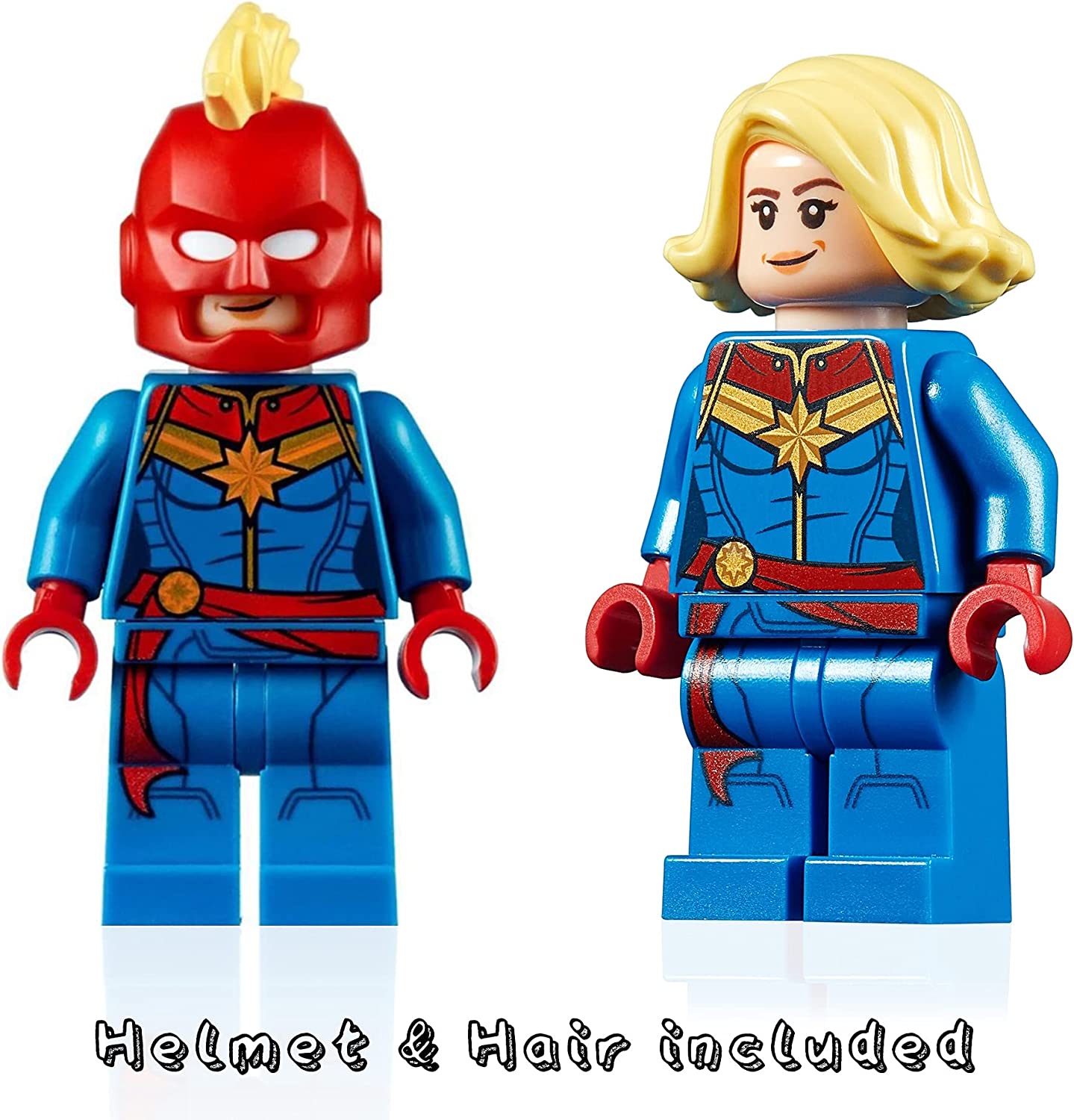 lego captain marvel minifigure