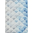 thumbnail image 2 of Addison Rugs Mayfield Washable Coastal Arches Blue Rectangle Rug, 3' x 5', 2 of 6
