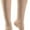 Chai / Nude, variant on Sigvaris Style 841 Soft Opaque 15-20 Closed Toe Knee High Compression Stockings Black SL Long