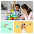 thumbnail image 3 of PicassoTiles Magnetic Tiles for Kids – 152PCS STEM Construction Building Blocks Educational Toy Set, 3 of 8
