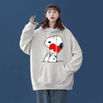 thumbnail image 2 of Sudadera con capucha del personaje de dibujos animados popular Snoopy Charlie Brown para hombres y mujeres, sudadera con capucha deportiva informal para parejas, 2 of 4