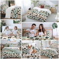thumbnail image 5 of Dog Paw Queen Size 4 piece Duvet Cover Set,desc|小组描述2desc|小组描述3Comfort Bedding Set, Include a Duvet Cover,a Bed Sheet, 2 Pillowcase with Zipper for All Season, 5 of 9