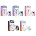 thumbnail image 3 of Window Stand Translucent-Border Clear Magnetic PC & TPU Case for iPhone 17 Air with Tempered Glass Screen Protector - Clear, 3 of 5