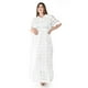thumbnail image 5 of Vestido largo semi-transparente Roman Fashion /Tallas Extras, 3832 (Blanco) blanco 42, 5 of 7