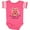 Football Pink and White, variant on Inktastic My Great Aunt Loves Me Bear and Hearts Boys or Girls Baby Bodysuit