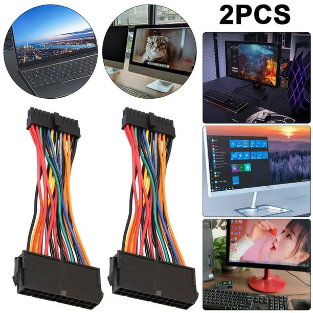 Cable Alimentación Computadora ATX 24 Pines A Pequeño 24 Pines