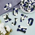 thumbnail image 4 of 1bag 26 pcs Chenille Letter Patches Letter with Cow Print Pattern Chenille A-Z Patches Iron on Sew on Towel Embroidery Letter Badge Patches for Clothing Repairing Hats Shirts, 4 of 7