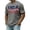 Gray, variant on 4th of July Men's T-Shirt American Flag Patriotic Tee Independence Day Short Sleeve Tee Top