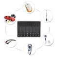 thumbnail image 4 of Viaje SEIVI Negro PC Protección Inteligente Pantalla Inteligente De Viaje Portátil Cargador De Batería USB De Ocho Ranuras Para Carga Ni MH Ni Cd AA AAA, 4 of 7