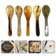 thumbnail image 5 of 5 Pcs Formula Natural Horn Coffee Scoop Ice Cream (set 5) Spoons Buffalo Caviar Horns Tea, 5 of 5