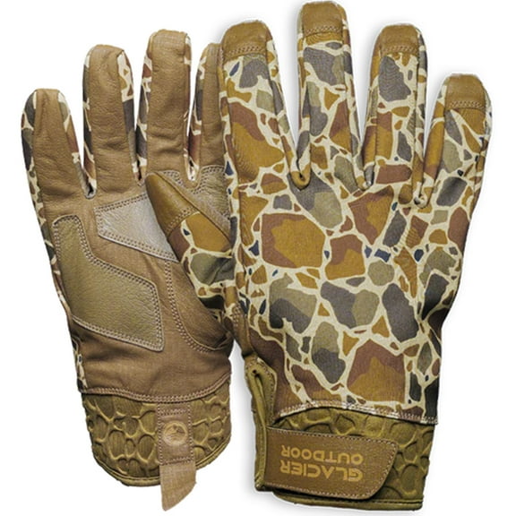 GLACIER GLOVE Adult Unisex Apex Bonded Gloves, Color: Camo, Size: L