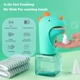 thumbnail image 4 of Dispensador de jabón automático, dispensador de jabón espumoso sin contacto para niños, IPX6 impermeable lindo dispensador de jabón de manos inteligente de espuma de dinosaurio para baño,, 4 of 6