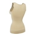 thumbnail image 4 of Women Shaper with Pads Shapewear Tank Top Tummy Control Slimming Compression Undershirt, 4 of 8