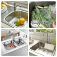 thumbnail image 6 of 2pcs Kitchen Sink Strainer Baskets, EEEkit Drain Strainer with 4.3" Wide Rim and Drain Plug Cover, Stainless Steel Food Catcher for Sink, 6 of 6