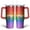 Rainbow Gradient Heart-1, variant on Rainbow Gradient Heart 30 Oz Tumbler with Handle Lid and Straw, Stainless Steel Double Walled Vacuum Insulated Cup, Cute Anniversary Wedding Birthday Gifts Tumbler for Women Men Friends Outdoor Indoor