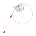 thumbnail image 2 of Retractable Cat Wand Toy Feather Teaser Stick Telescopic Interactive Exercise Toy Hunting Simulation Durable Handle, For Indoor Cats Play Training Bonding Stress Relief And Exercise, 2 of 6
