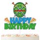 thumbnail image 1 of Topper para pastel Pezutoi de tortuga estilo anime héroe para cumpleaños, 1 of 4