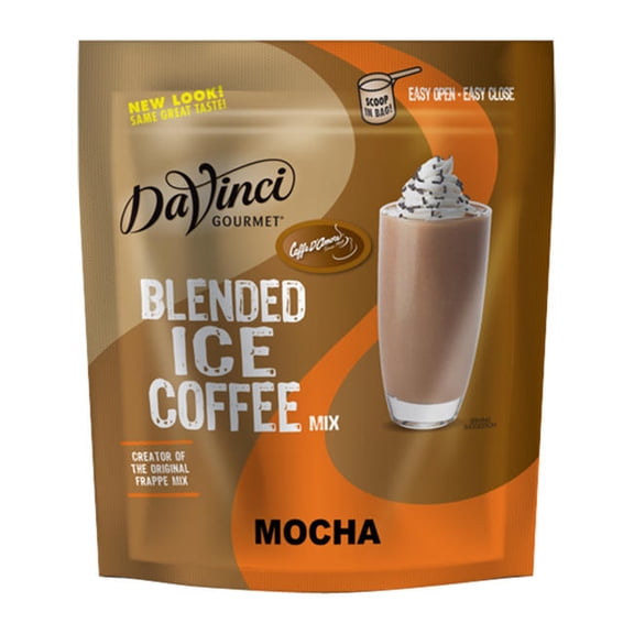 DaVinci Gourmet Mocha Latte Iced Blended Drink Mix cs 4/3 lb