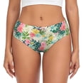 thumbnail image 1 of Fotbe Tropical Flowers Calzones Estampados para Mujer – Ropa Interior de Algodón, Cómoda, Suave y Elástica-Large, 1 of 6