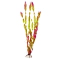 thumbnail image 2 of Plantas de agua de algas artificiales para acuario, decoraciones de plantas de pecera de plástico, 10 piezas (rojo vino), su color no se desvanecerá, 2 of 5