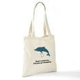 thumbnail image 6 of CafePress - Dolphins Plastic Bags Shirt F Tote Bag - Unisex Canvas Tote Bag, Beige, 1-Piece, 6 of 6