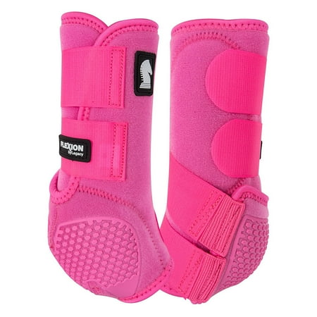 Classic Equine Flexion SMB Sport Boots by Legacy: Ultimate Horse Leg Protection Hot Pink / Small / Hind