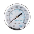 thumbnail image 1 of Manómetro axial, 0-14 kg/cm2, 0-200 psi, carcasa de hierro inoxidable, montaje inferior 1/8" NPT, manómetro de aire Manómetro de agua Manómetro hidráulico Manómetro de aceite, 1 of 1