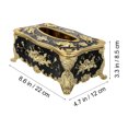 thumbnail image 3 of 1 caja de pañuelos de acrílico estilo europeo para servilletas, adorno decorativo para el hogar., 3 of 7