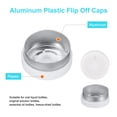 thumbnail image 3 of Uxcell Tapas de Flip Off de 13 mm 100PCS Sellos Sin Rebabas Tapas de Flip Off para Frascos de Vidrio Botellas Liofilizadas, Blanco/Plata, 3 of 6