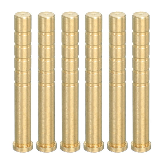 Uxcell Archery Arrow Brass Insert Insert Screw Copper Brass Arrow for Carbon Arrow 150 Grain