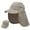 Light Grey, variant on Kids Sun Hat with Removable Neck Flap Outdoor Adventure Sun Cap for Boys Girls Foldable UPF 50+ Summer Beach Hat