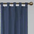 thumbnail image 5 of Pairs to Go Montana Light Filtering Tab Top 60 x 84 Panel Pair in Indigo 2 Pack, 5 of 5